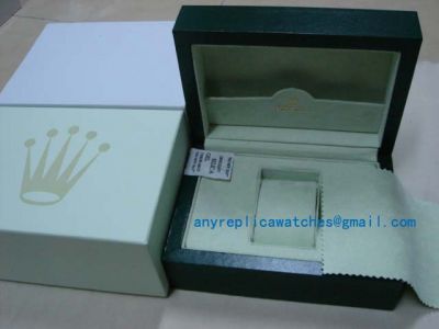 Best Rolex Green Leather Wood Watch Box set / Rolex Box Replica
